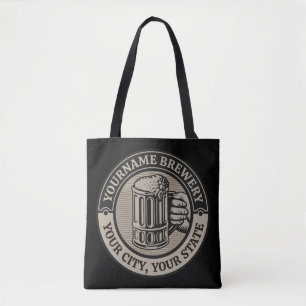 Bolsa Tote Beer Breeke Personalizado Brewery Big Mug