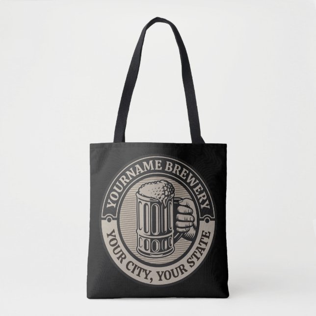 Bolsa Tote Beer Breeke Personalizado Brewery Big Mug (Frente)