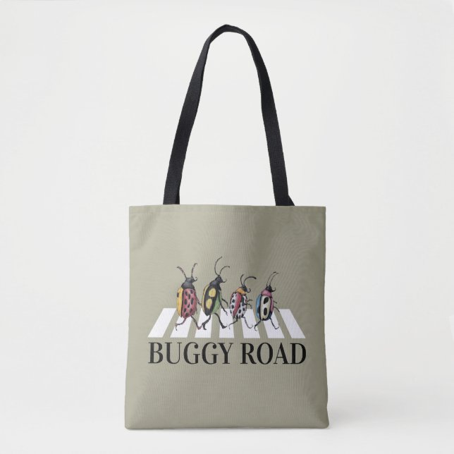 Bolsa Tote Beetles Engraçados (Frente)