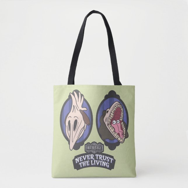 Bolsa Tote Beetlesumo | Maitlands "Nunca Confie Nos Vivos" (Frente)