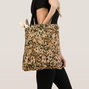 Bolsa Tote Bege, Bege, Marrom e Preto