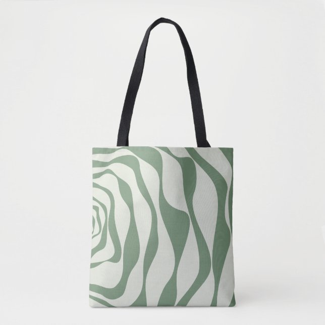 Bolsa Tote Bei e Fluxo 4 em Verde (Frente)
