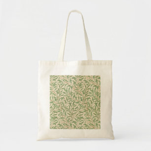 Bolsa Tote Beige médio com folhas verdes clássicas