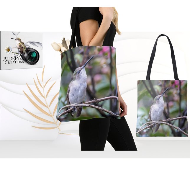 Bolsa Tote Beija-flor-de-garganta-rubi (Criador carregado)