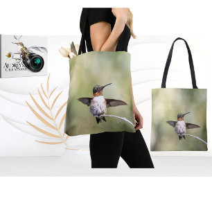 Bolsa Tote Beija-flor-de-garganta-rubi