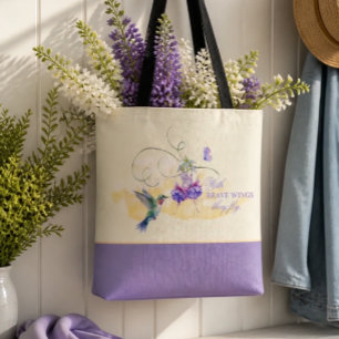 Bolsa Tote Beija-flor e Borboleta Inspiradores