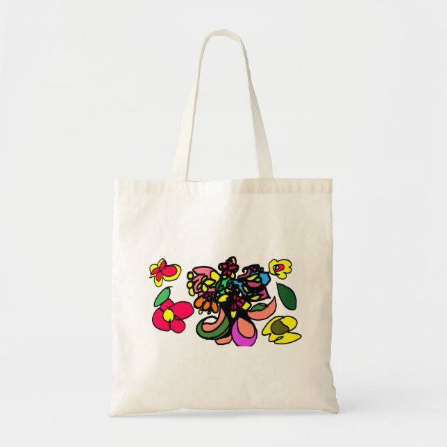 Bolsa Tote Beija-flor relaxa primavera (Frente)