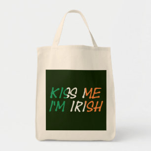 Bolsa Tote Beije-me Sou Irish Flag Overlay baggtcn