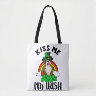 Bolsa Tote Beije-me, sou irlandês, Rua.