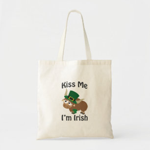 Bolsa Tote Beije-me Sou um iaque irlandês