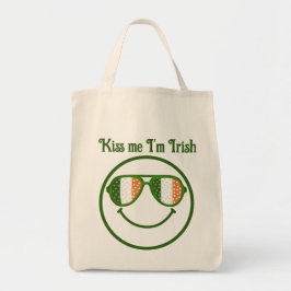 Bolsa Tote Beije-me, sou um saco de tote irlandês