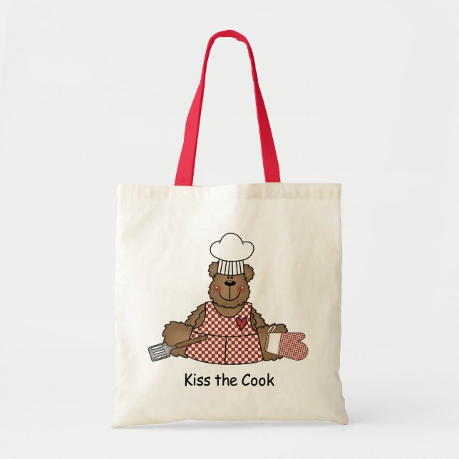 Bolsa Tote Beije o cozinheiro (Frente)