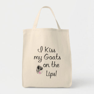Bolsa Tote Beije Os Meus Cabras Dizendo De Cabra Engraçado