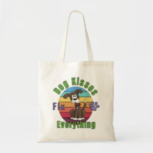 Bolsa Tote Beijos de Cachorro Corrigem Tudo