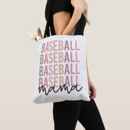Bolsa Tote Beisebol Mama | Presentes de mãe de beisebol
