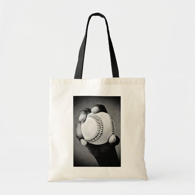 Bolsa Tote beisebol na mão (Frente)