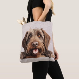 BOLSA TOTE BELA CAMADA MARAVILHOSA PONTANDO GRIFFON DOG