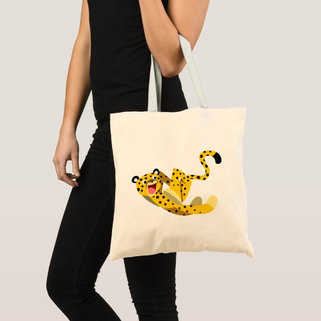 Bolsa Tote Bela Cartoon Cheetah (Frente (produto))