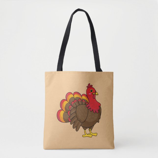 Bolsa Tote Bela Cartoon Turquia (Frente)