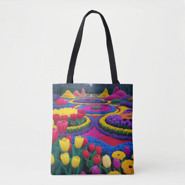 Bolsa Tote Bela Cena de Jardim Parecida (Frente)