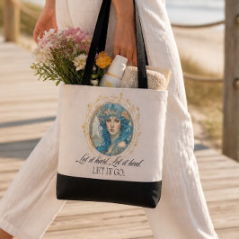 Bolsa Tote Bela Citação Inspiradora de IA Rainha Fada