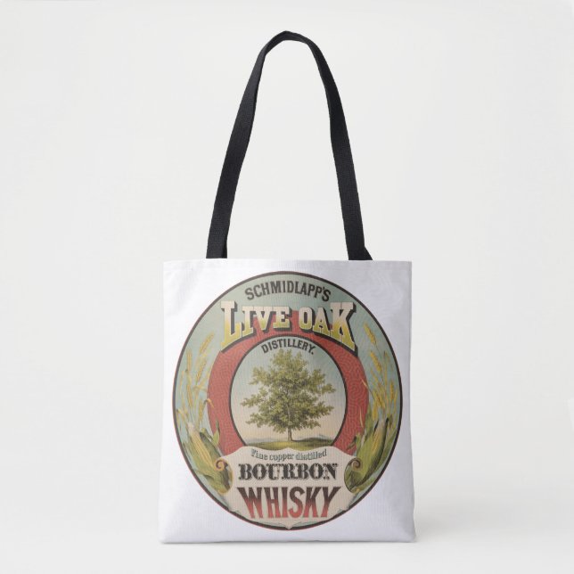 Bolsa Tote Bela Cobre Destilava Bourbon Whisky. (Frente)