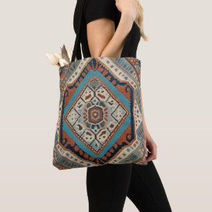 Bolsa Tote Bela Coleção Popular de Padrões Antigos Turcos