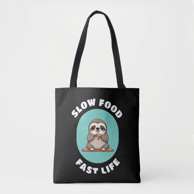 Bolsa Tote Bela comendo Kawaii Sloth