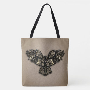 Bolsa Tote Bela Coruja Rústica