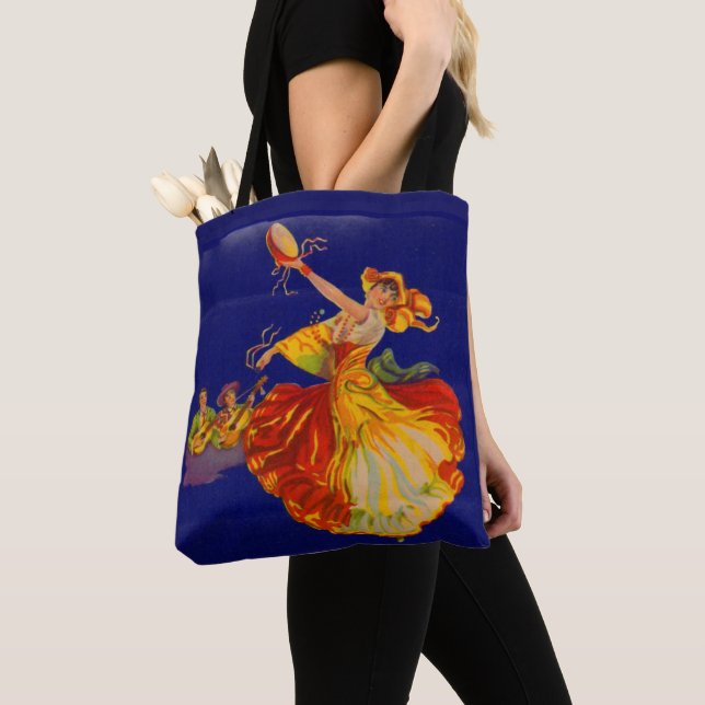 Bolsa Tote bela dançarina espanhola (Close Up)