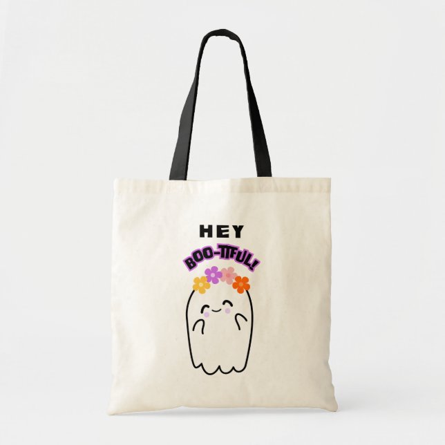 Bolsa Tote Bela fantasma fantasma fantasma, truque ou trato d (Frente)