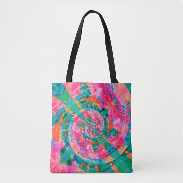 Bolsa Tote bela ilustração emocional abstrata (Frente)