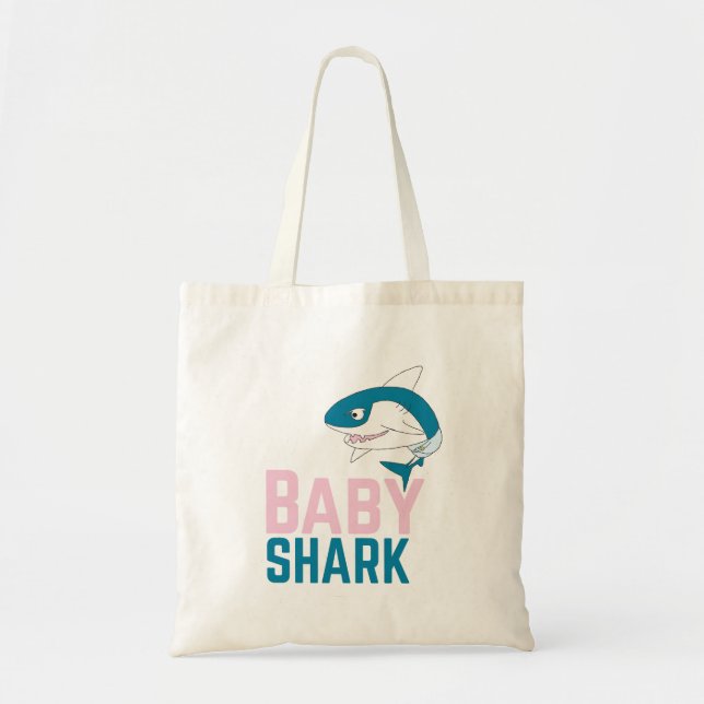 Bolsa Tote Belas Artes Animais Tubarões De Bebê Arte Animal (Frente)