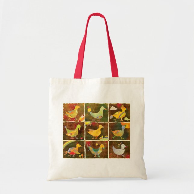 Bolsa Tote Belas Aves Russas (Frente)