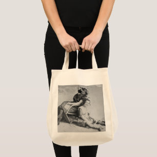 Bolsa Tote Beleza Banheira - virada do século, vestido de pra