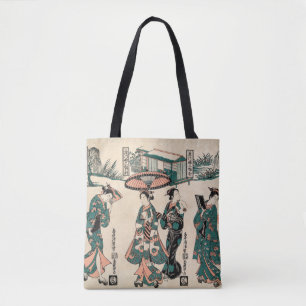 Bolsa Tote Beleza de Fukagawa. Triptych