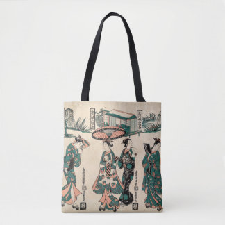 Bolsa Tote Beleza de Fukagawa. Triptych