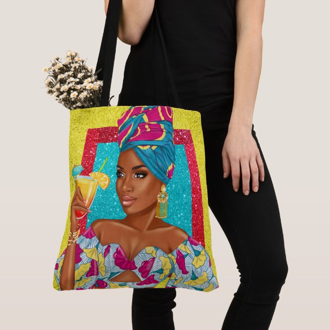 Bolsa Tote Beleza de Verão (Close Up)