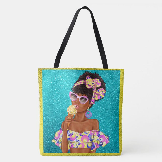 Bolsa Tote Beleza de Verão (Frente)