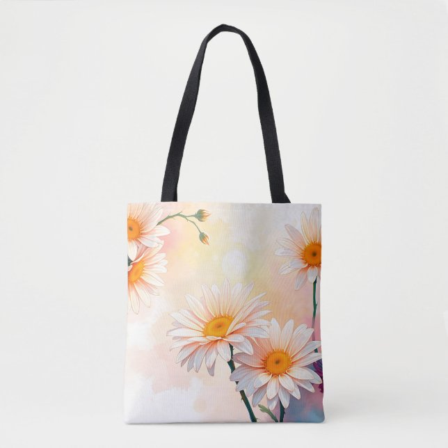 Bolsa Tote Beleza do eterno: Flores no Cheio 🌸 ✨ (Frente)