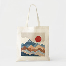 Bolsa Tote Beleza do Pôr do Sol nas Montanhas