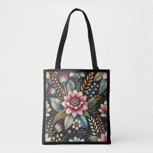 Bolsa Tote Beleza em Flor (Frente)