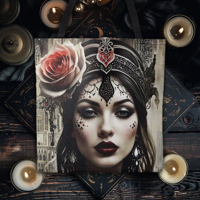 Bolsa Tote Beleza Gótica (Criador carregado)