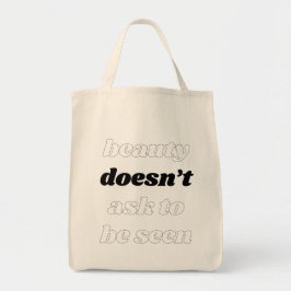 Bolsa Tote Beleza não sacola de tote à mercearia