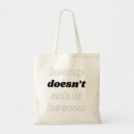 Bolsa Tote Beleza não tote bag