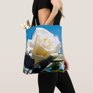 Bolsa Tote Beleza Rosa Branca