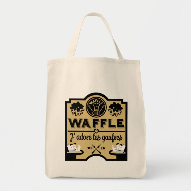 Bolsa Tote Bélgica Waffles (Frente)