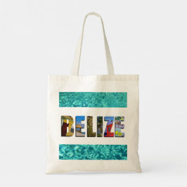Bolsa Tote Belize Tropical Beach Blue Ocean FoViagem