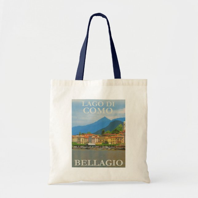 Bolsa Tote Bellagio Itália Poster (Frente)