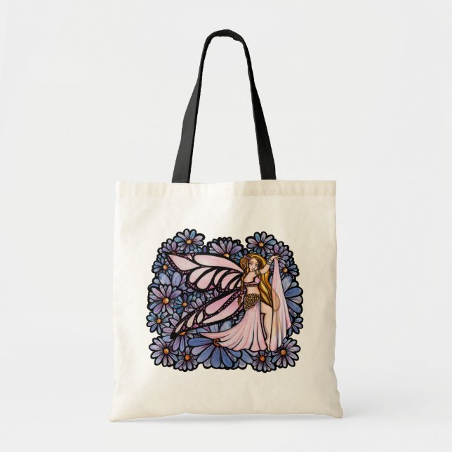 Bolsa Tote Belly Dance Fairy Art Belly Dancing Fairies (Frente)